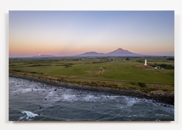 Mount Taranaki and Lighthouse photo