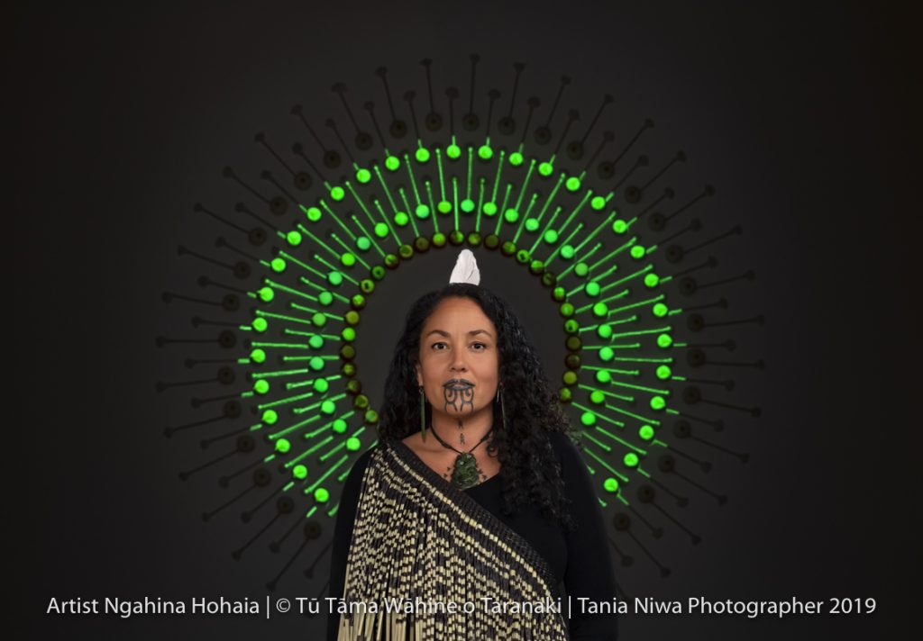 Ngahina Hohaia_Māori artist Tania Niwa